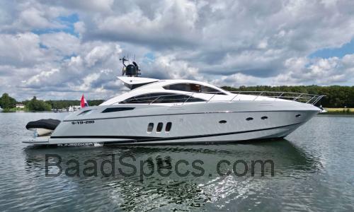 Sunseeker Predator 62 tekniske specifikationer og anmeldelser
